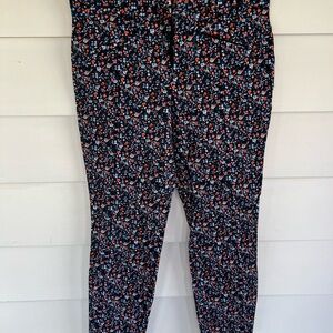 GAP Multicolor Floral Dress Chino Pants